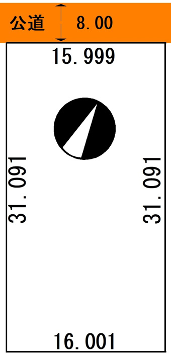 【商談中】弟子屈町鈴蘭5丁目3-20売地【間取り】