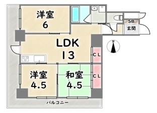 パレジット五条【間取り】