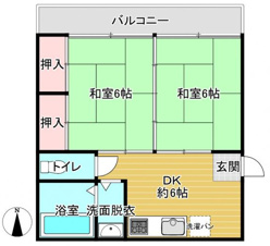 S52096-ﾊﾟﾚｽﾃｰﾄ日生熊野【間取り】