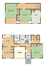 盛岡市松園２丁目の中古一戸建【間取り】