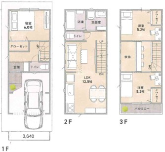 椥辻【参考プラン】新築参考プラン♪