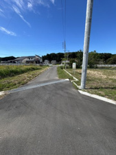中津川市茄子川の売地【前面道路含む現地写真】市道