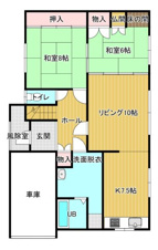 三笠市若草町売家【間取り】