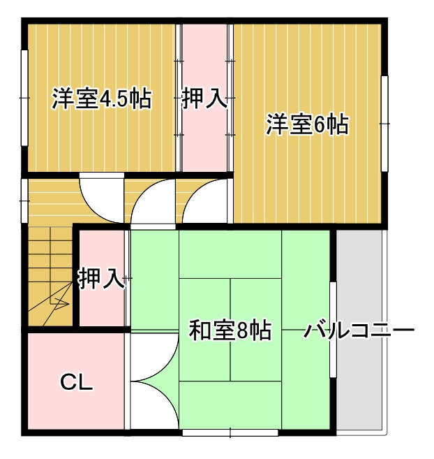 三笠市若草町売家【間取り】
