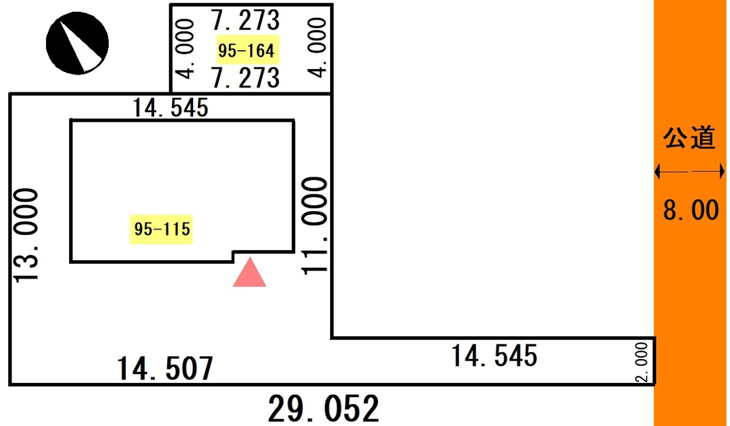 興津2丁目95-115，164売家【区画図】