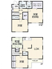 清須市西田中蓮池　中古戸建【間取り】