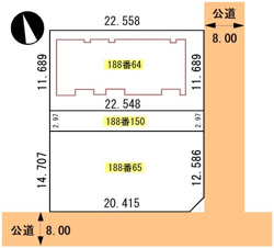◎収益物件◎まりもハイツ【区画図】
