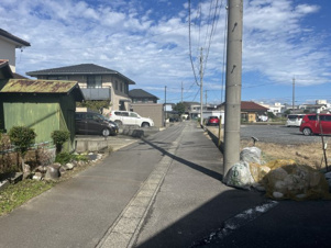丹羽郡扶桑町大字斎藤字北山【前面道路含む現地写真】