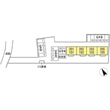 メゾングレース Ｊ【区画図】