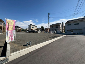 甲府市池田2丁目分譲7区画【前面道路含む現地写真】