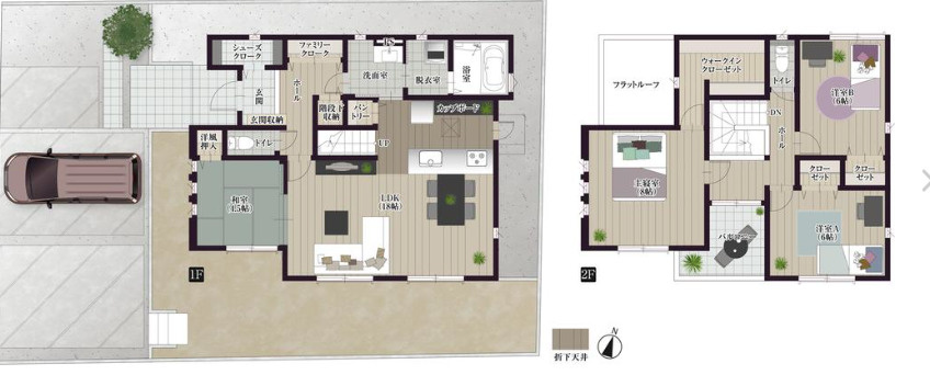 タマタウン佐賀駅西Ⅱ【間取り】