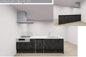 タマタウン佐賀駅西Ⅱ【キッチン】＊未完成の為、イメージ図となります。