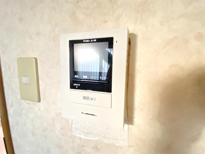 TVモニターホン付きで安心