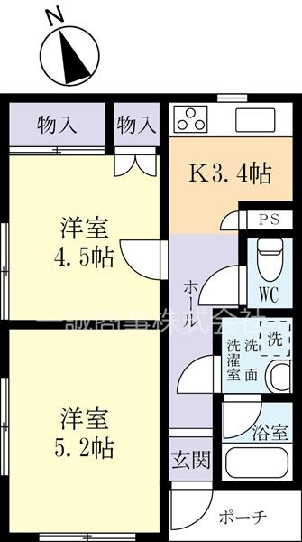 3階建マンションの1階です