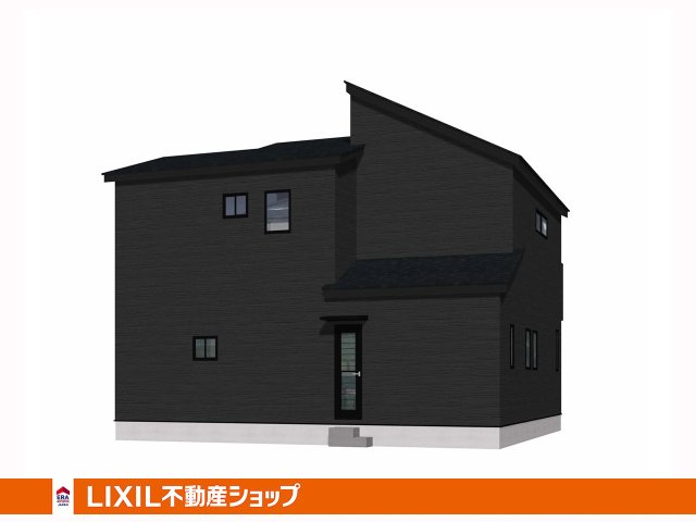 田川市大字川宮4期【外観パース】2026年1月中旬完成予定♪弓削田小学校まで徒歩約10分、お子様の通学にも◎