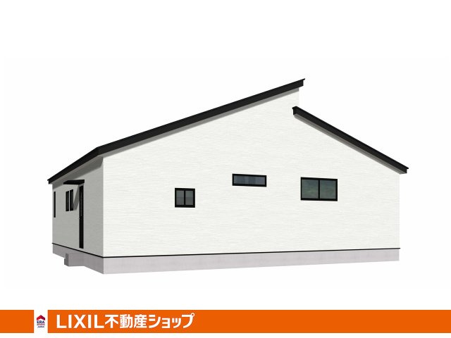 田川市大字川宮4期【外観パース】【平屋】土地面積約75.71坪、建物面積約30.11坪の空間が広がります。