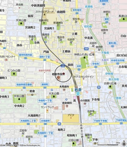 グローリアス岩倉第二【地図】