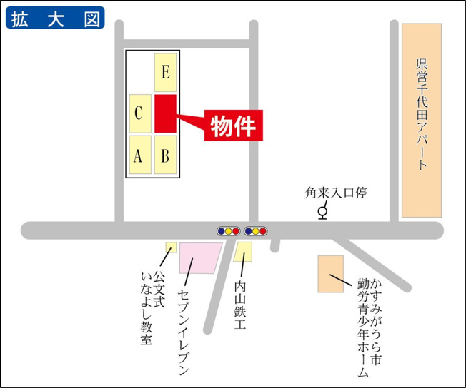 閑静な住宅街にあります。