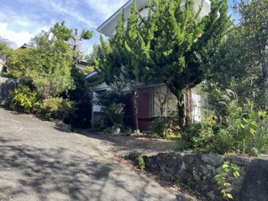 足柄下郡湯河原町宮下の売地【前面道路含む現地写真】敷地内