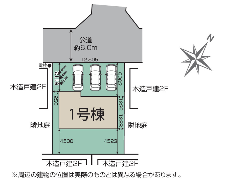 ブルーミングガーデン 蓮田市椿山2丁目 6期【区画図】60.45坪
