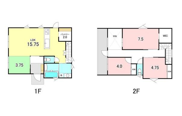 甲府市山宮町　中古戸建【間取り】