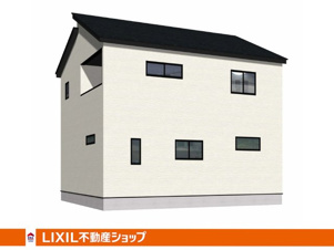 戸畑区丸町3丁目1期【完成予想図】完成予想図です（裏から）4LDK+familyクローク+Pantry+SIC+WIC+openCL
