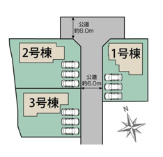 甲府市羽黒町4期　新築戸建【区画図】