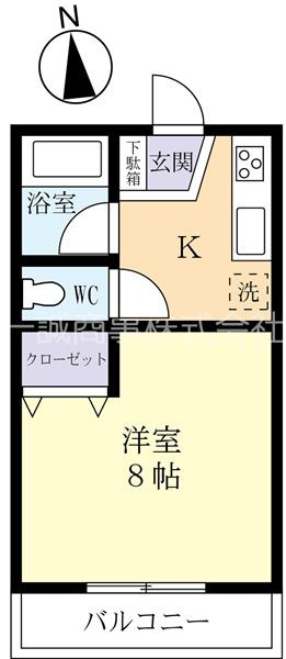 1人暮らしにちょうど良い洋室8帖です♪
