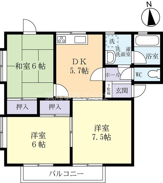 広さ十分の3Kです！