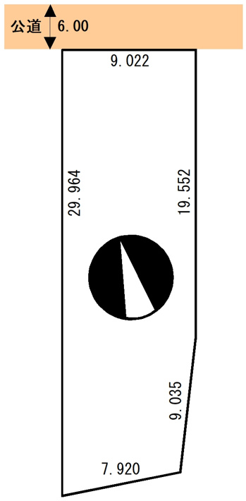 桜ヶ岡7丁目80-18売地【区画図】
