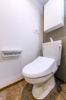 ゆったりとした空間のトイレです