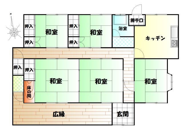 栃木市藤岡町赤麻【間取り】