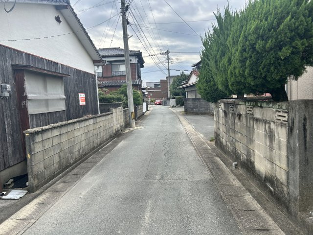 田隈売地【前面道路含む現地写真】閑静な住宅街の一角にあります！