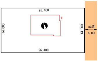 厚岸町門静2丁目売家【区画図】