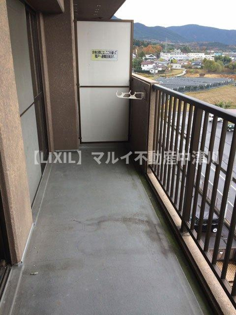 アルトラマンション中津川 A・B【バルコニー】ベランダ