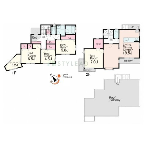 横浜市栄区笠間５丁目の中古一戸建【間取り】