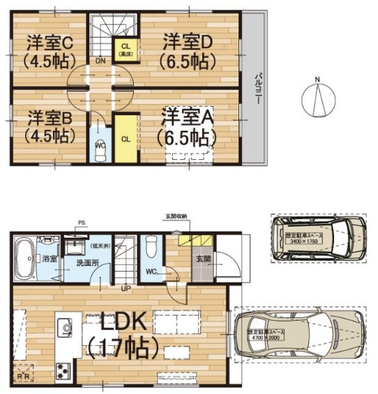 S41252-1号地修学院【間取り】
