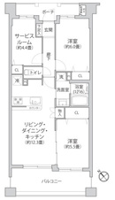 ランドシティ上大岡ロイヤルヒルズ【間取り】