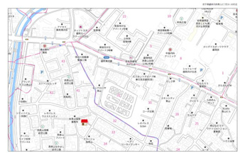 盛岡市西青山３丁目の中古一戸建【地図】