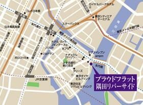 プラウドフラット隅田リバーサイド【地図】