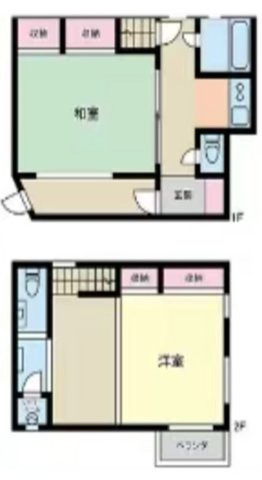 北区岸町中古戸建【間取り】