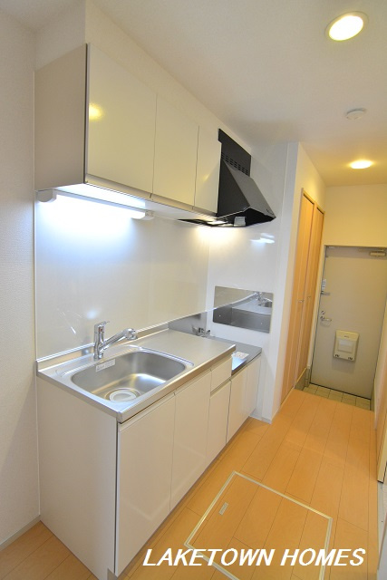 グレイスＩ【キッチン】ガスコンロ設置可能なキッチンです。
