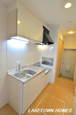 グレイスＩ【キッチン】ガスコンロ設置可能なキッチンです。
