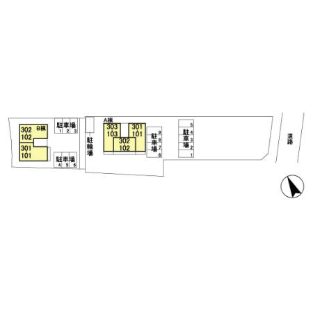代官山シティヒルズ B【区画図】