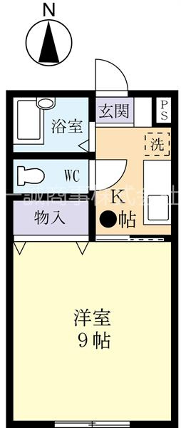 広々9帖洋室です