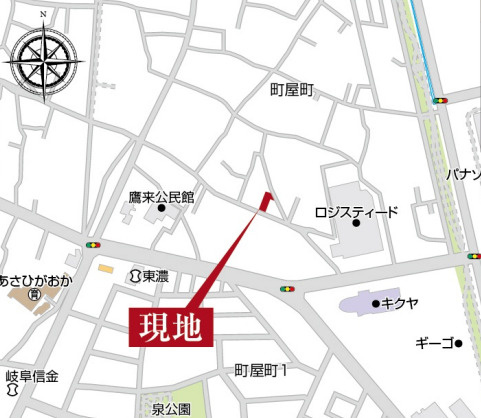 春日井市町屋町【地図】