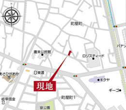 春日井市町屋町【地図】