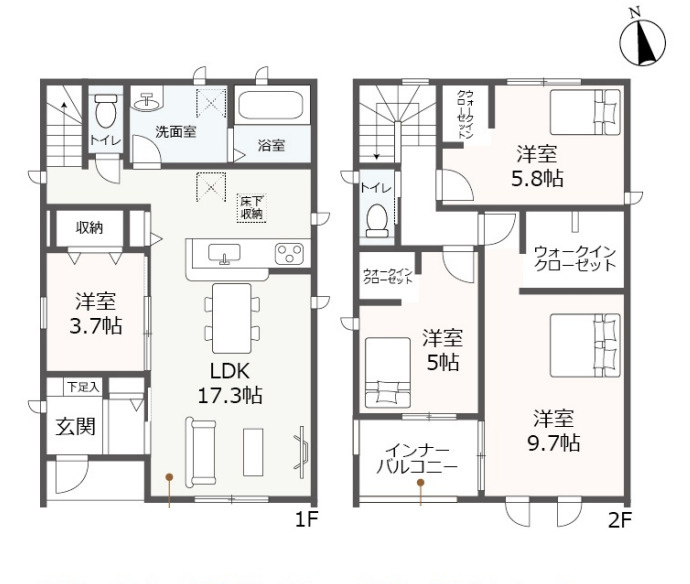 春日井市町屋町【間取り】