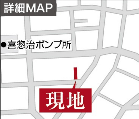 北区喜惣喜１丁目【地図】