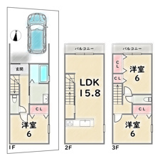 右京区太秦上ノ段町【間取り】